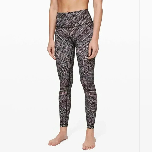 Lululemon Wunder Under High-Rise Tight *Engineered Full-On Luxtreme 28"Tribal
